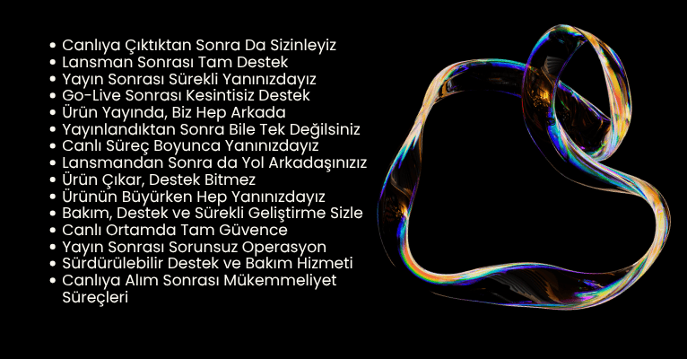 Lansman Sonrası SLA Desteği & Optimizasyon